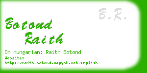 botond raith business card